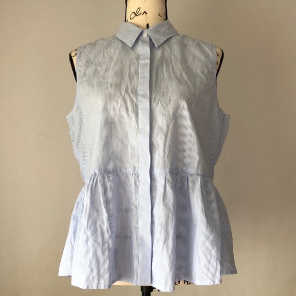 Glamorous collared top with open back - Picture 1 of 6